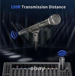 KYXAIN Wireless Microphone Transmitter Receiver 2.4GHz, Wireless Microphone A