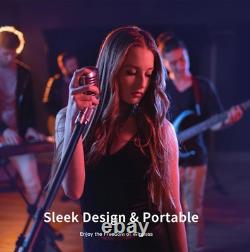 KYXAIN Wireless Microphone Transmitter Receiver 2.4GHz, Wireless Microphone A