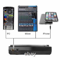 LCD Takstar WPM-200 Wireless Monitor System 1Transmitter+4Receivers For PC Phone