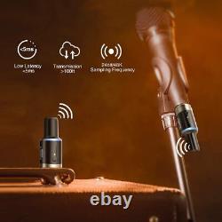 LEKATO 5.8 Ghz Wireless Microphone Transmitter Receiver Plug-on XLR Microphon