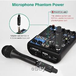 LEKATO M1 2.4GHz Microphone Wireless System Transmitter Receiver Mic Adaptor
