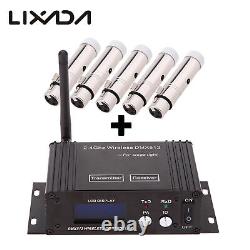 LOT Lixada 2.4Ghz Wireless DMX512 Transmitter Repeater Stage Light Receiver C1R8