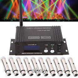 LOT Lixada 2.4Ghz Wireless DMX512 Transmitter Repeater Stage Light Receiver US