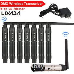 LOT Lixada DMX Wireless Receiver Transmitter XLR for Stage Party Lighting E9I8