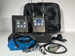 Lectro sonics LR-B1 and LT-B1 Transmitter and Receiver Set with Accessories