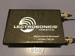 Lectrosonics 411a wireless receiver and SMQV transmitter