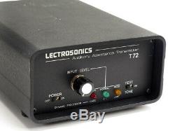 Lectrosonics T72 auditory assistance transmitter & 4x PRS72 personal receiver