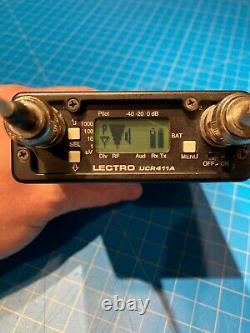 Lectrosonics UCR411a (411) wireless receiver and UM400 transmitter in Block 21