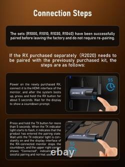 Lemorele R1010 Wireless HDMI transmitter and 2 receivers 1080P 60Hz 426ft