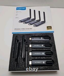 Lemorele R1030 wireless HDMI 1 transmitter and 3 receivers 1080P60HZ Plug & Play