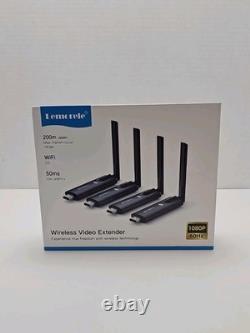 Lemorele R1030 wireless HDMI 1 transmitter and 3 receivers 1080P60HZ Plug & Play