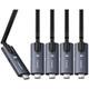 Lemorele R1040 Wireless Hdmi Transmitter And 4 Receivers, 5g 1080p Hd 328ft Range