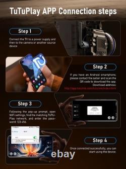 Lemorele R1040 Wireless HDMI Transmitter and 4 Receivers, 5G 1080P HD 328ft Range