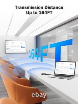 Lemorele Wireless HDMI Transmitter and Receiver, Wireless HDMI and VGA Dual Out