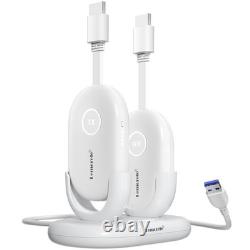 Lemorele Wireless HDMI Transmitter and Receiver for Conference Rooms Charging