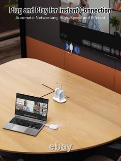 Lemorele Wireless HDMI Transmitter and Receiver for Conference Rooms Charging