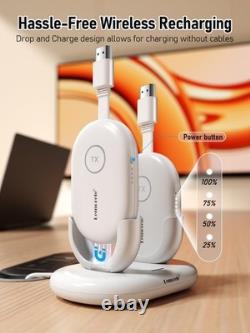 Lemorele Wireless HDMI Transmitter and Receiver for Conference Rooms Charging