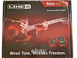 Line 6 Relay G30 Wireless Audio Transmitter/Receiver 6 Channel 2.4 GHz Excellent