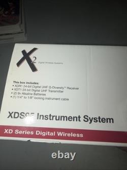 Line 6 X2 XDS95 Series Digital Wireless Systems Receiver Transmitter Cable