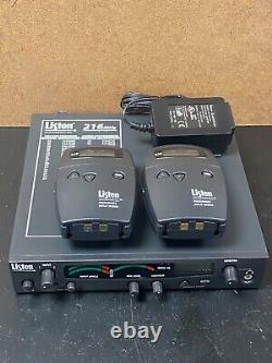 Listen LT-800-216 216Mhz Transmitter and (2) LR-500-216 receivers