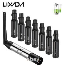 Lixada 2.4G ISM Wireless Rechargeable Receiver DMX512 XLR Transmitter Set M2N4