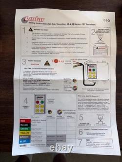 Lodar 2-Function Wireless Winch Remote System Model 92100-8 Papers and Cert