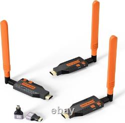 Long Range 4K HDMI Wireless Extender Video Screen Transmitter & Receiver Kit