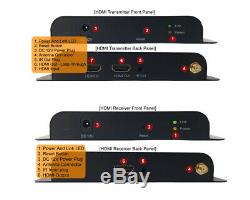 Long Range Wireless 5.8Ghz HDMI AV Transmitter Receiver Max Range 330FT 100M