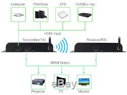 Long Range Wireless 5.8Ghz HDMI AV Transmitter Receiver Max Range 330FT 100M