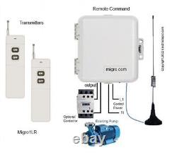 Long Range Wireless Remote Control Sw Transmitter Outdoor Receiver Box, 120/240V