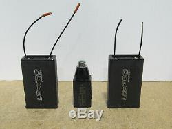 Lot of 2 Lectrosonics UCR201 Block 22 Wireless Receivers with 1 UH200C Transmitter