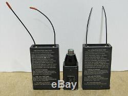 Lot of 2 Lectrosonics UCR201 Block 22 Wireless Receivers with 1 UH200C Transmitter