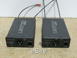 Lot of 2 Lectrosonics UCR201 Block 22 Wireless Receivers with 1 UH200C Transmitter