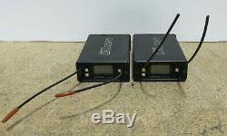 Lot of 2 Lectrosonics UCR201 Block 22 Wireless Receivers with 1 UH200C Transmitter
