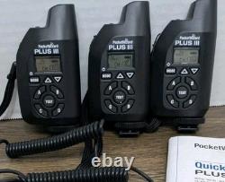 Lot of 3 PocketWizard Plus III Radio Transceiver Transmitter/Receiver Tested