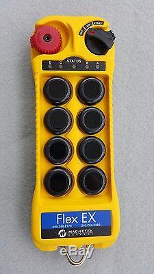 Magnetek Flex 8EX-RS Radio Remote Control Transmitter Receiver Select 8EX2-RS