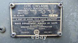 Military Radio TCS Navy WWII Transmitter #2