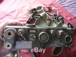 Military Surplus Field Radio Receiver Transmitter Rt-176 Prc-10 With Backpack