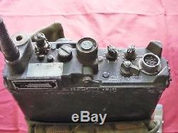 Military Surplus Field Radio Receiver Transmitter Rt-176 Prc-10 With Backpack