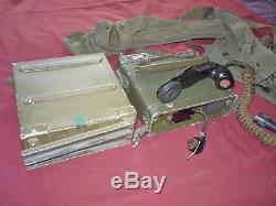 Military Surplus Field Radio Receiver Transmitter Rt-176 Prc-10 With Backpack