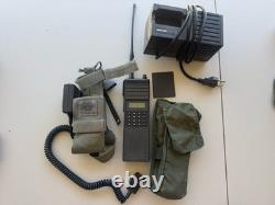 Military Surplus Prc 127 Receiver Transmitter Walkie Talkie Microphone Radio