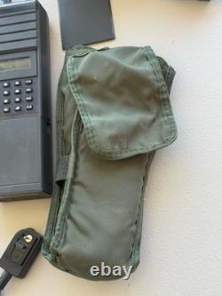 Military Surplus Prc 127 Receiver Transmitter Walkie Talkie Microphone Radio