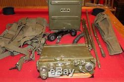 Military Surplus Rt 176 Prc 10 Receiver Transmitter Field Phone Radio Backpack