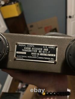 Military radio receiver and transmitter BC 611 F
