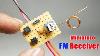 Miniature Fm Radio Receiver Mini Fm Radio