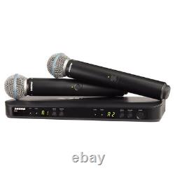 NEW 1SET BLX288 / Beta 58A Wireless Vocal Systemwith2 BETA58 Microphones Express