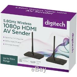 NEW 5.8GHz HDMI 1080p Wireless AV Sender for Foxtel IQ Receivers meeting rooms