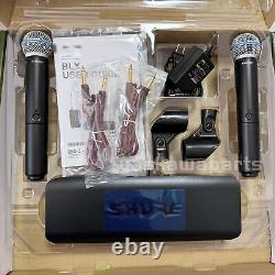 NEW BLX288 / Beta 58A with2 BETA58 Wireless Vocal System Microphones Express