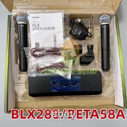 NEW BLX288 / Beta58A with2 BETA58 Wireless Vocal System Microphones Express US