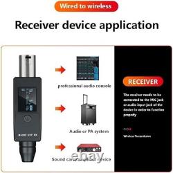 NEW UHF Wireless XLR Transmitter Receiver System with 48V Phantom Power